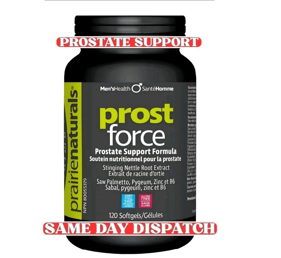 Prairie Naturals Prost Force 120 Softgels Men’s Prostate Health Support