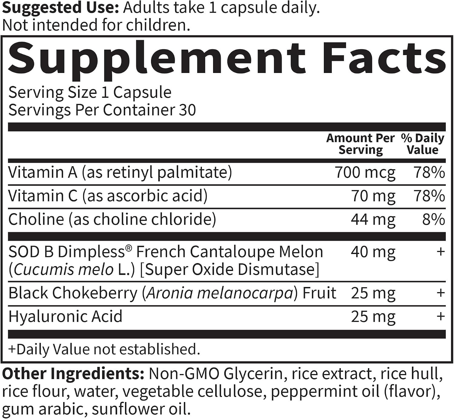 Garden of Life Once Daily Skin Smooth+ Duocap – 30 Capsules EXP 11/2026
