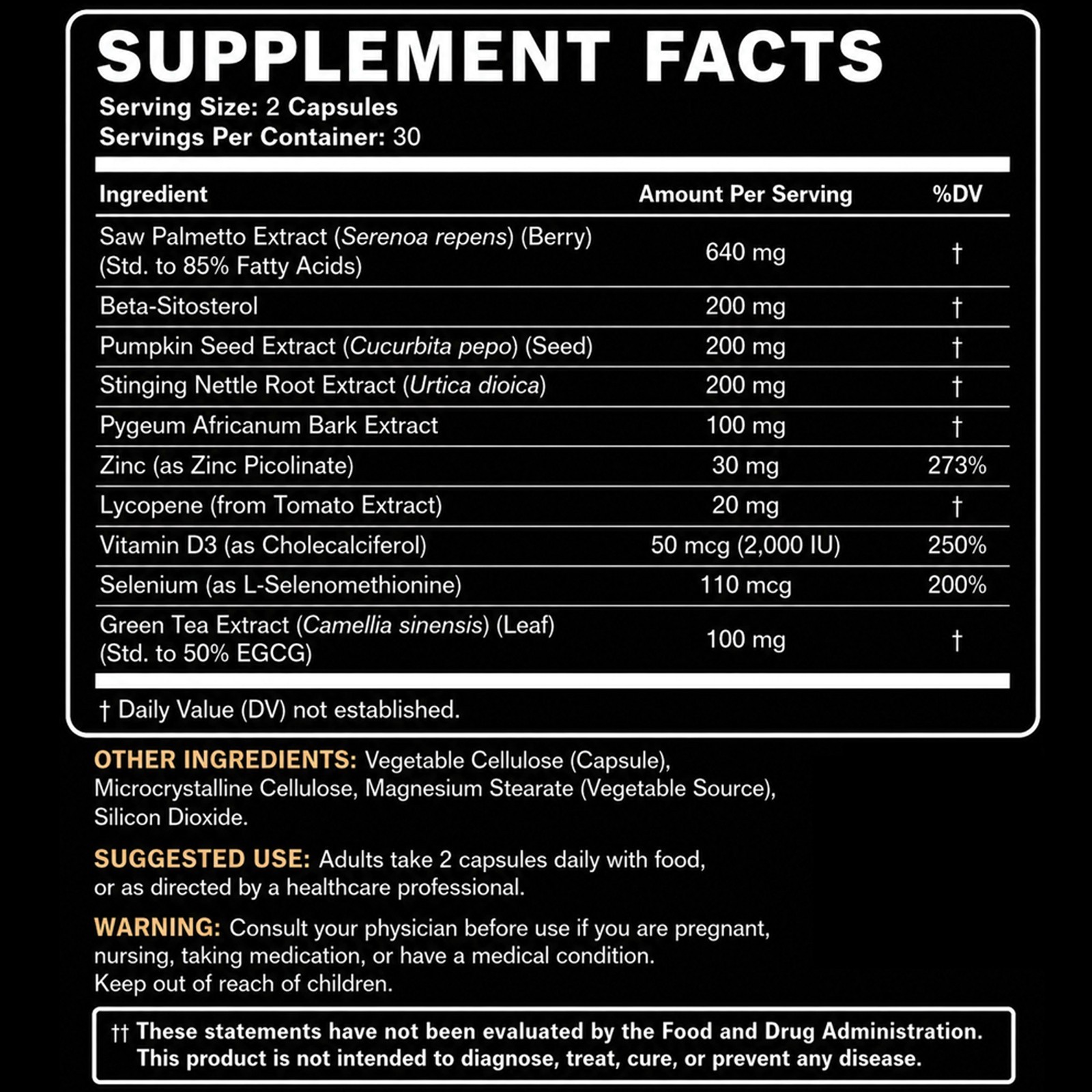 (2 pack) PRMR Prostal Peno Premium Men’s Prostate Health Supplement – (120 Caps)