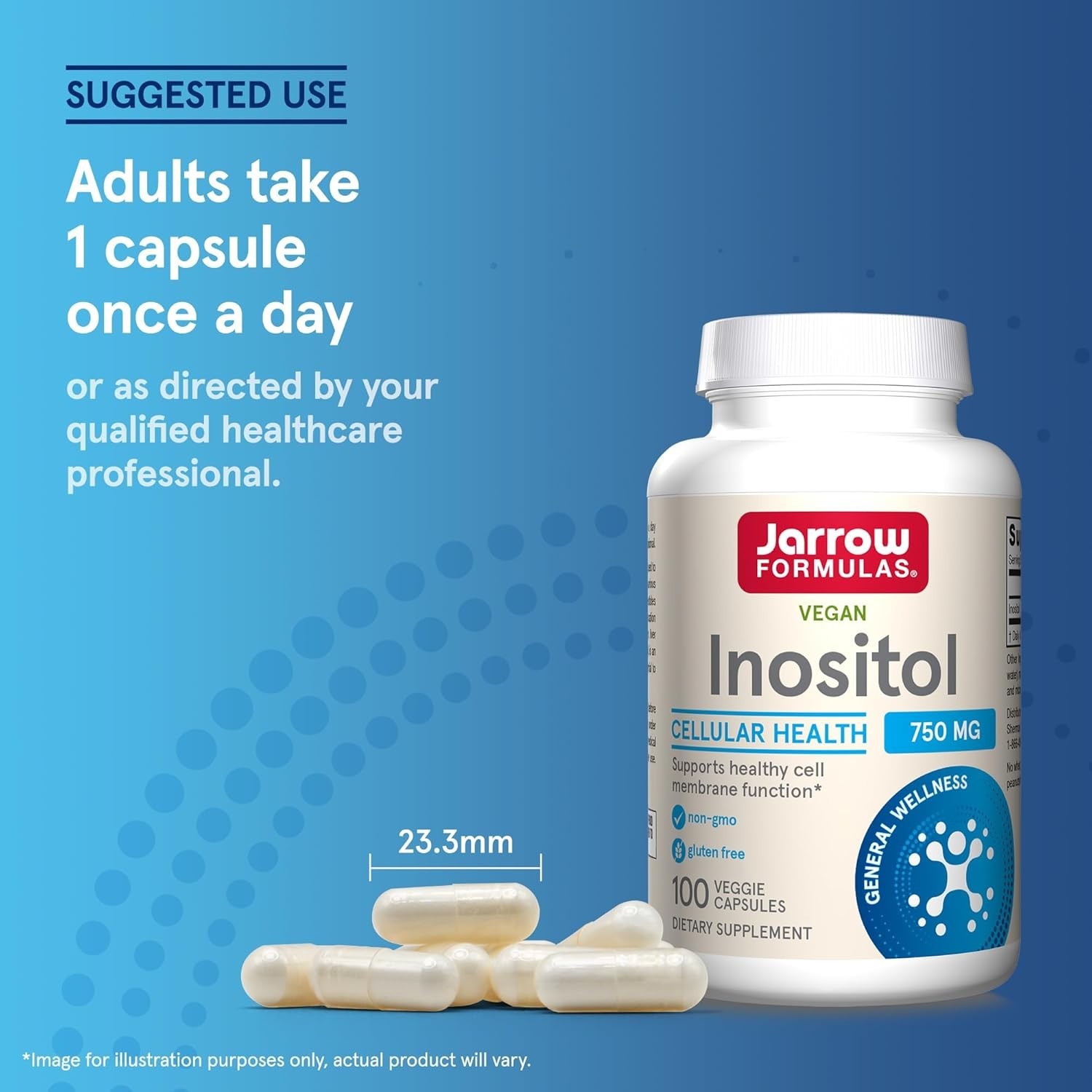 Inositol 750 mg – Ultimate Liver Support & Cellular Health, 100 Veggie Capsules