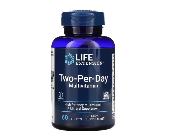 Life Extension, Two-Per-Day Multivitamin, 3 PACK, 180 Tablets total (60 each x3)