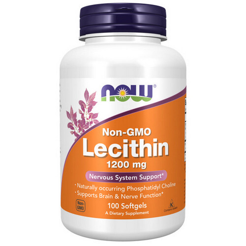 Lecithin 1200 mg 100 Sgels By Now Foods