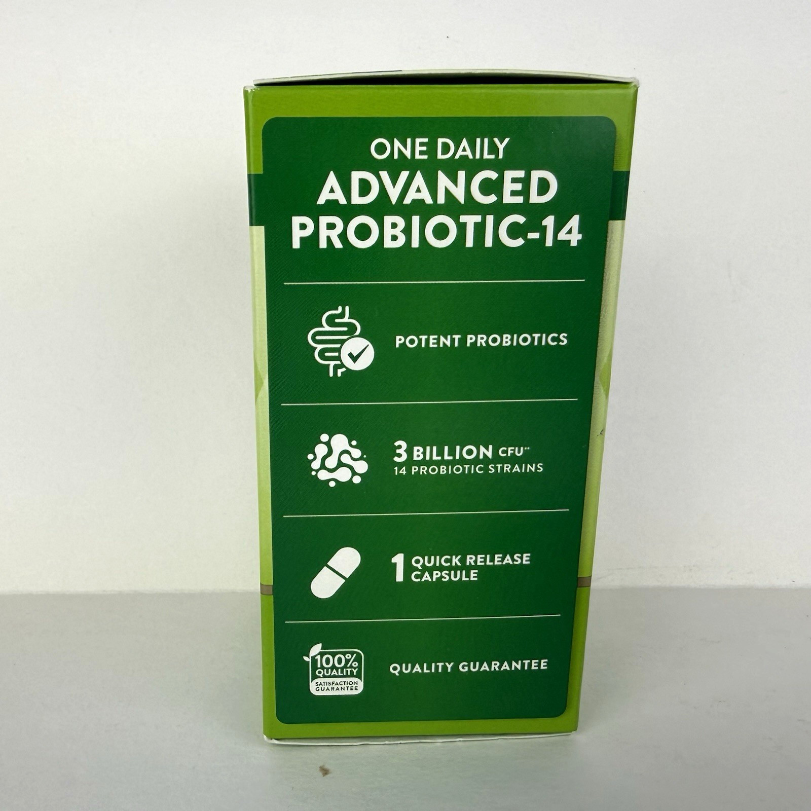 Natures Truth One Daily Advanced Probiotic-14 3 Billion CFU 60 Capsules Exp 5/27