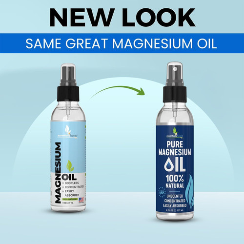 Pure Magnesium Oil Spray 8oz – Topical 8 Ounce (Pack of 1)