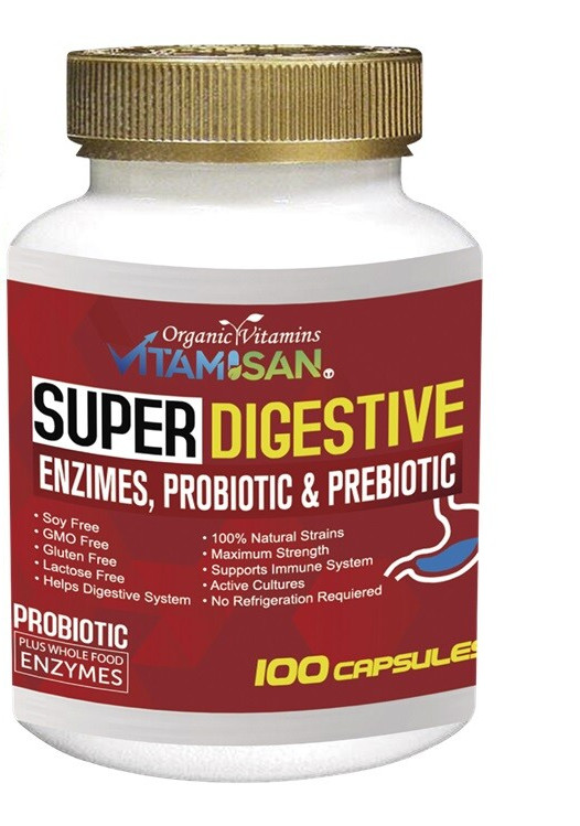 Sales Biliares Digestive Enzymes Pancreatin Enzimas Digestivas 100 caps