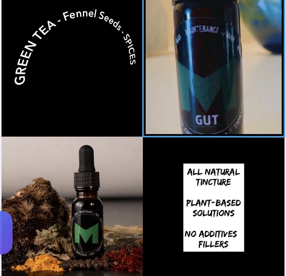 MAINTENANCE of MAN GUT – Natural Plant-based GUT health and Digestion