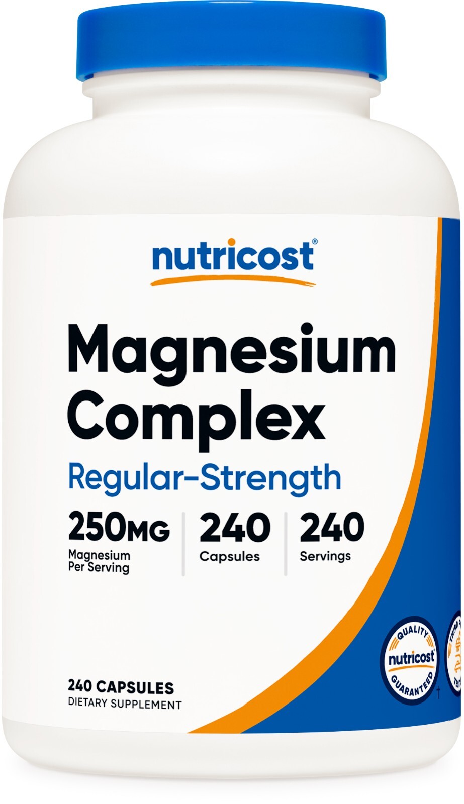 Nutricost Magnesium Complex 250mg, 240 Capsules – Gluten Free and Non-GMO