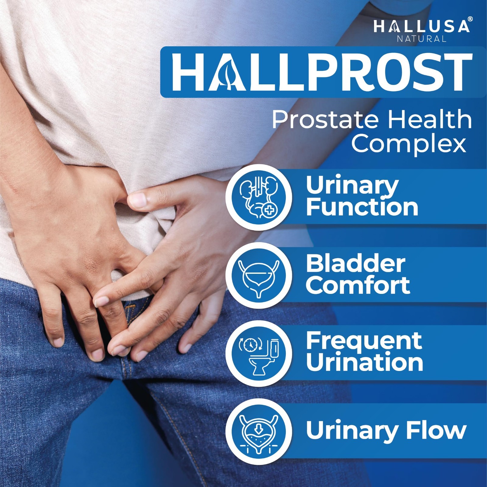 Natural Prostate Support – Prostatitis Relief – 60 Capsules for Healthy Function