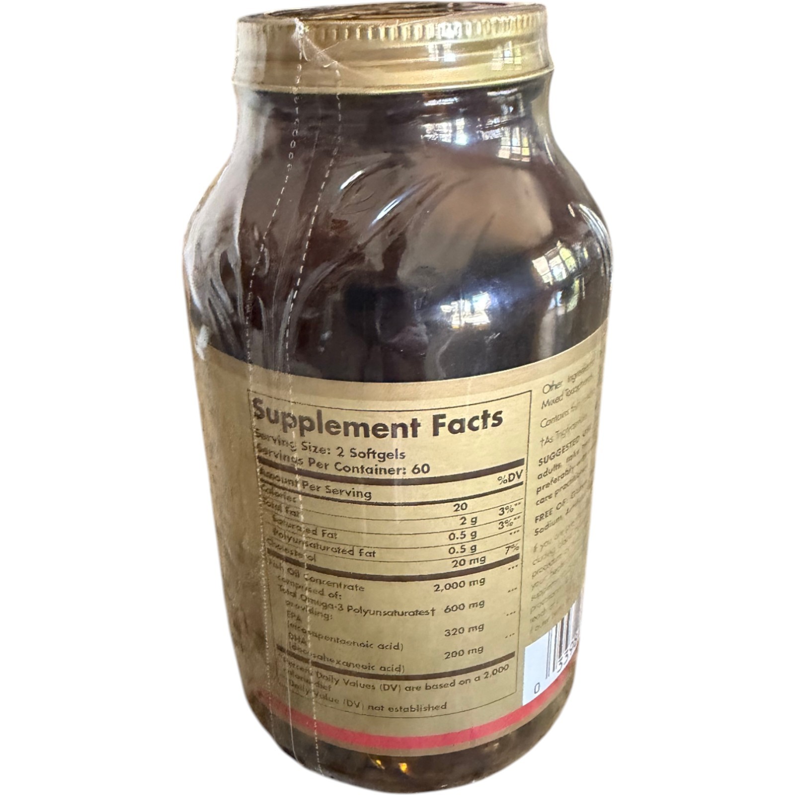 Solgar Omega 3 Fish Oil Concentrate 120 Softgels Exp 02/2028 New