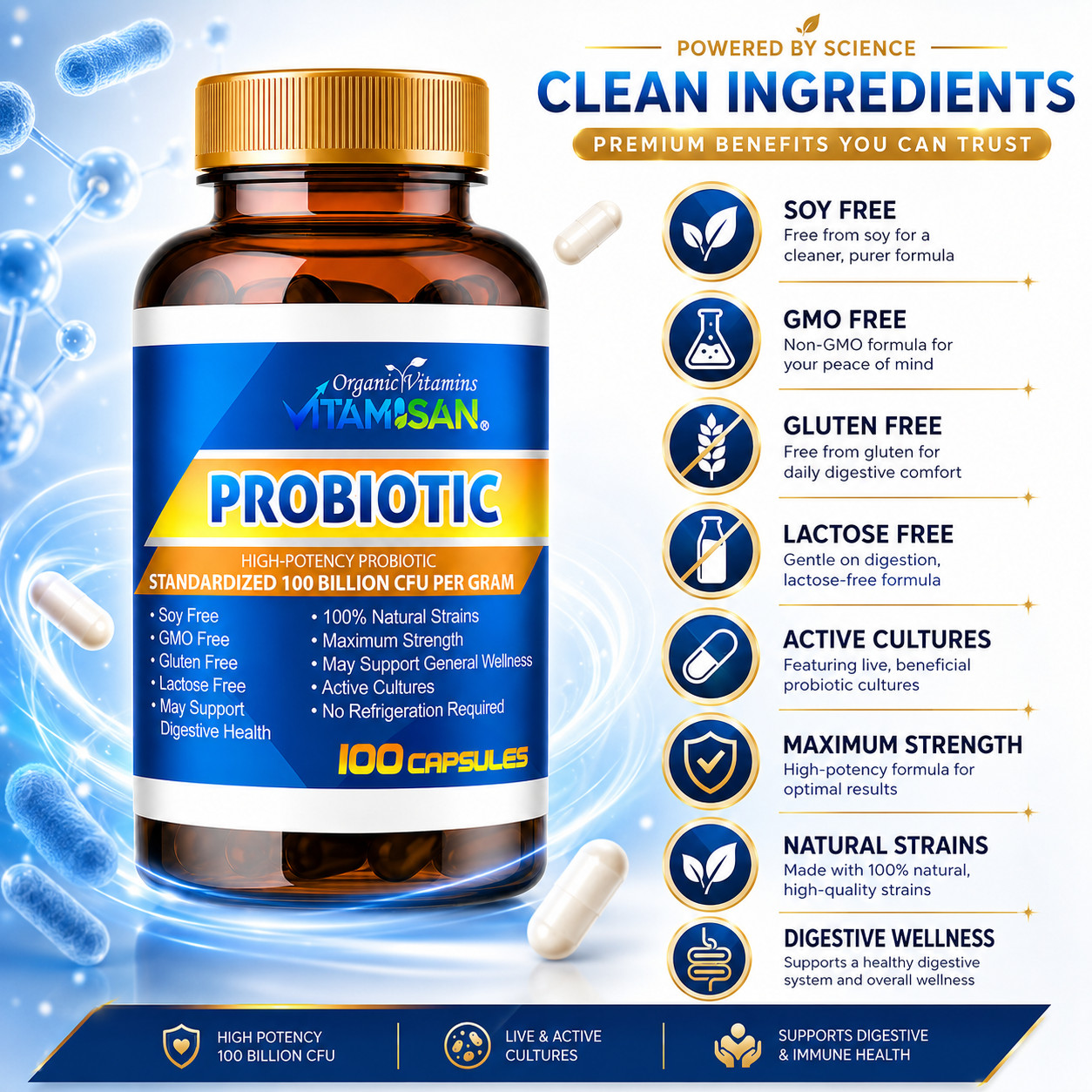 200 ULTRA PROBIOTIC 100 Billion CFUs NOW ULTIMATE FLORA PRIMAL NATURES ORGANIC V