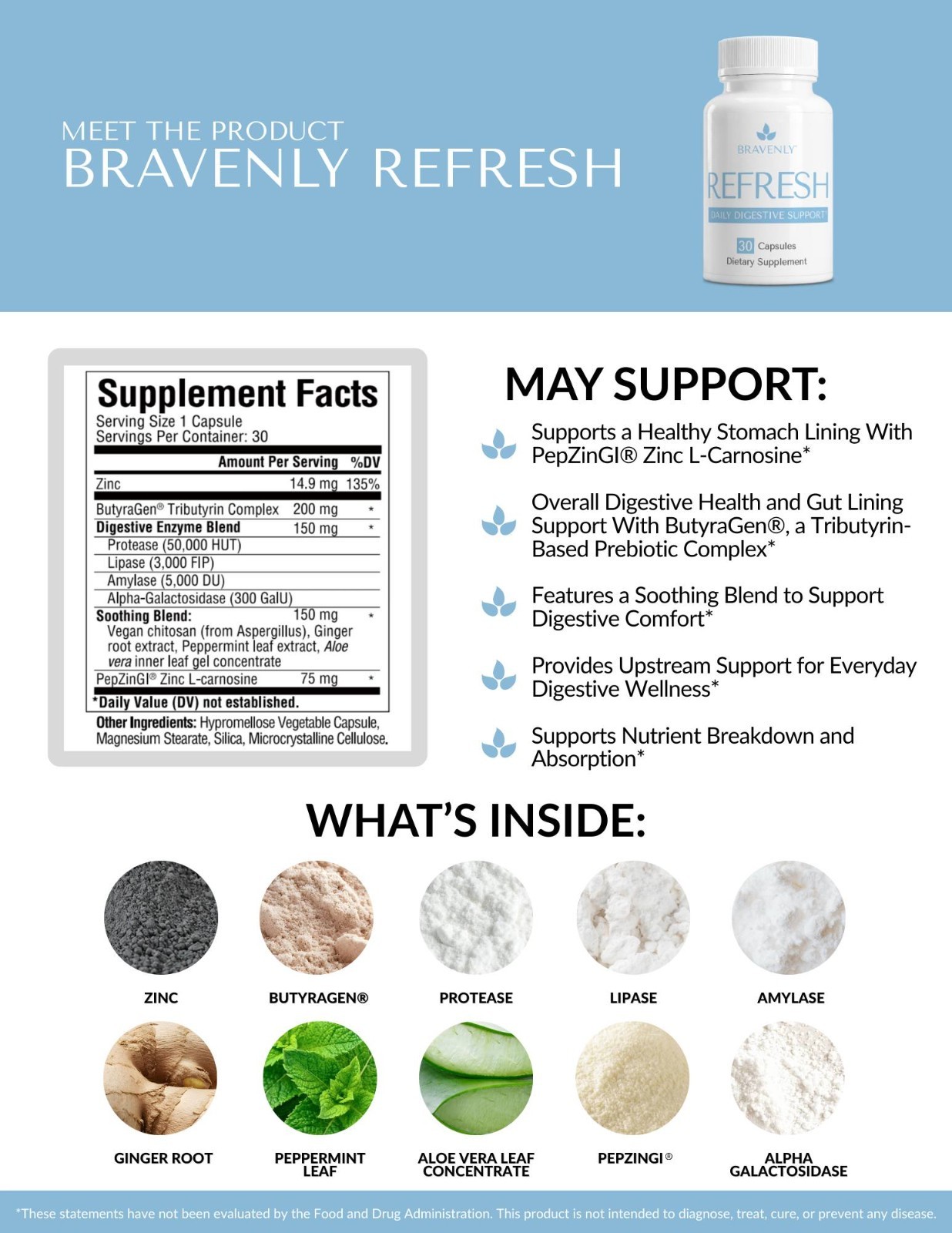 Bravenly Gut Harmony Duo Renew + Refresh – NEW – 30 Day Supply