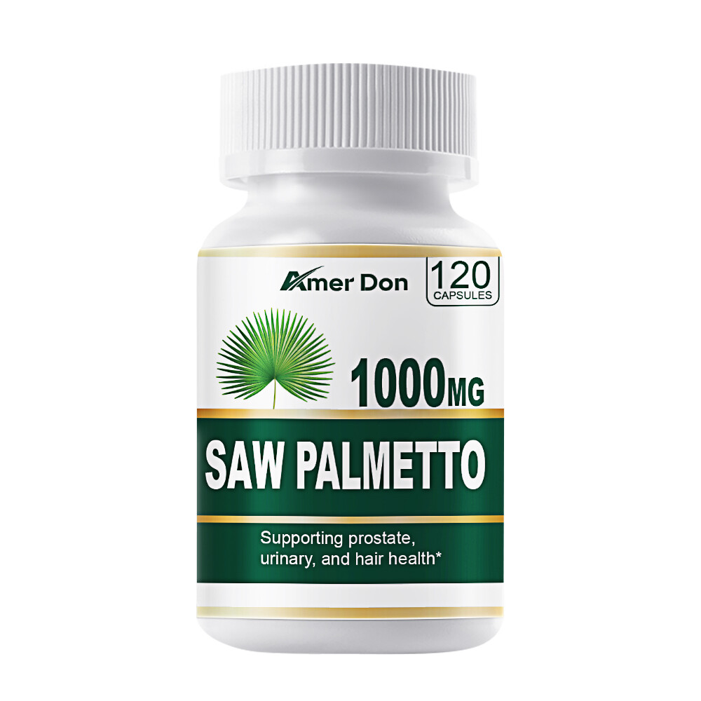 Saw Palmetto Capsules – Premium Prostate Health Support Supplement for Men 120Pc
