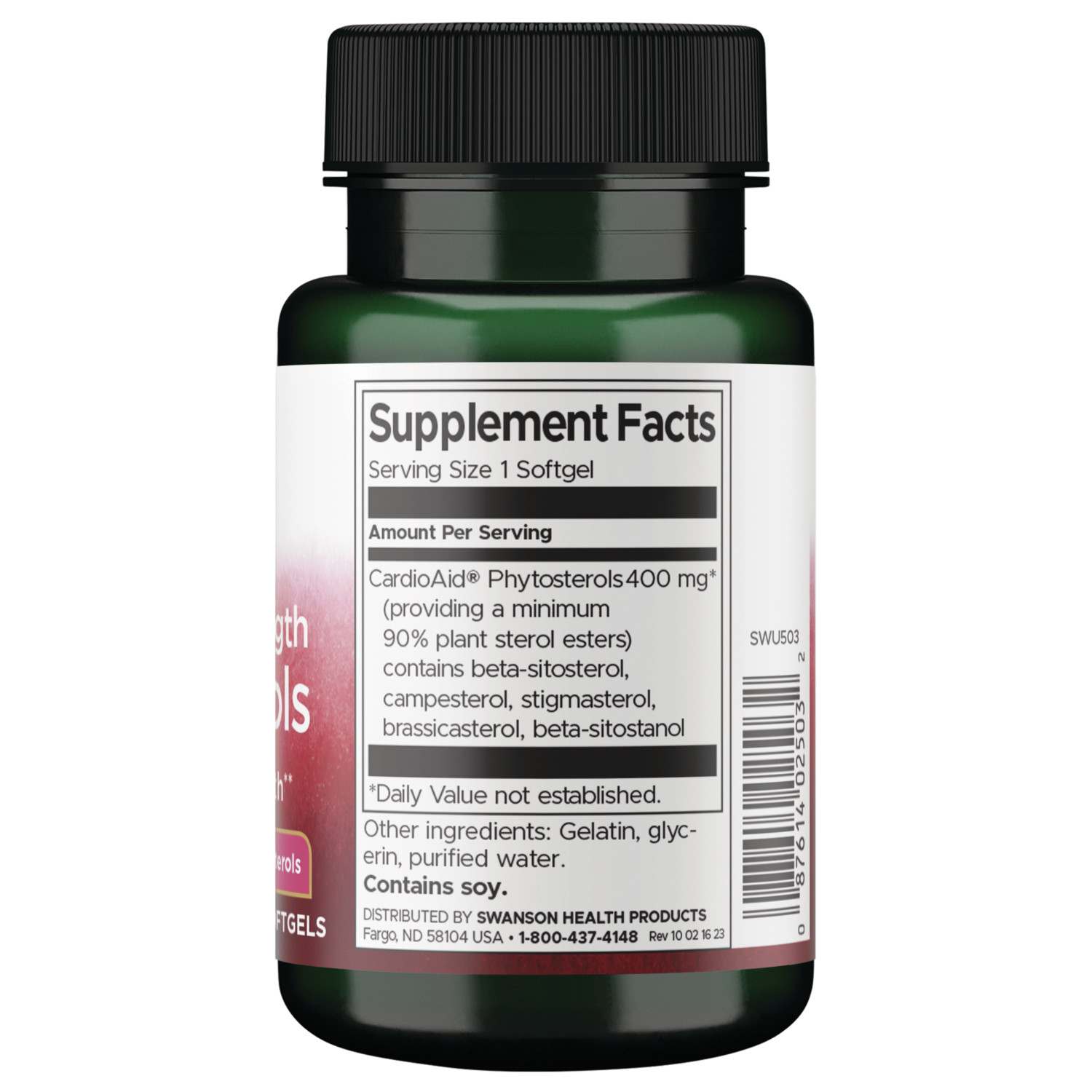 Swanson Maximum Strength Plant Sterols w/ CardioAid Phytosterols, 60 Softgels