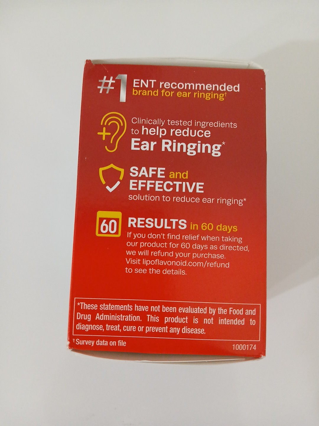 Ear Ringing Dietary Supplement 100 Caplets