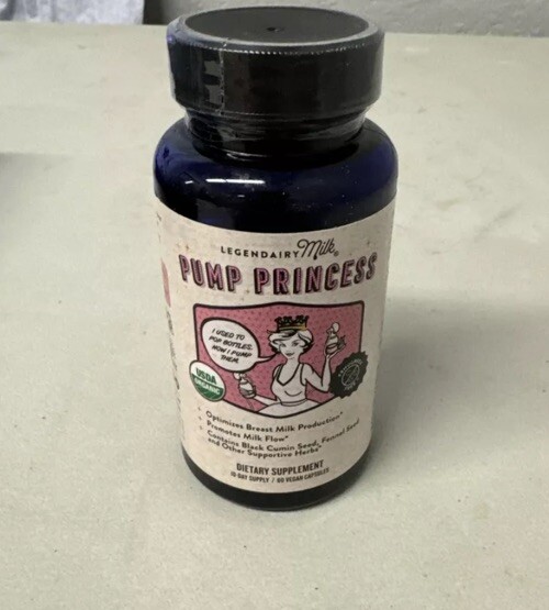 Legendairy Milk Pump Princess Lactation Supplement – 60ct -EXPIRES: 10/2025