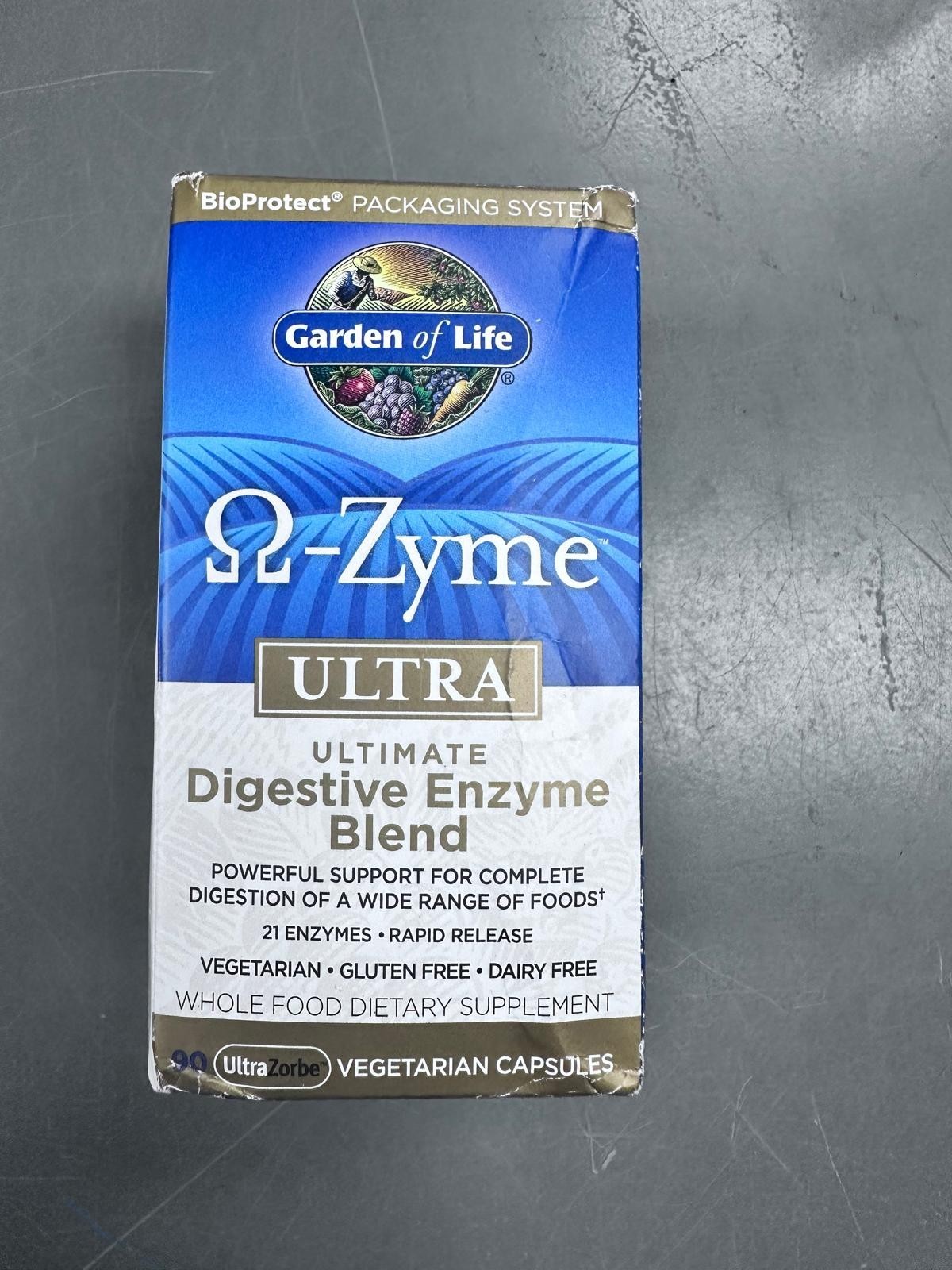 Q-Zyme Ultra Garden of Life 90 Caps. Expiration date 12/2025