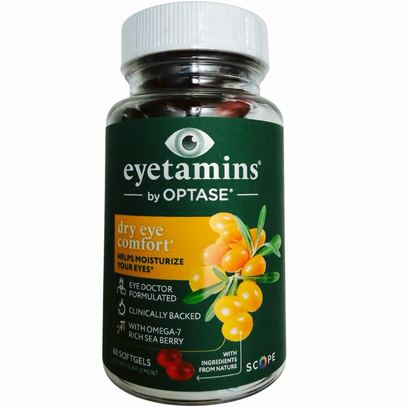Dry Eye Comfort – 60 Softgels – Ophthalmologist – Formulated, Natural