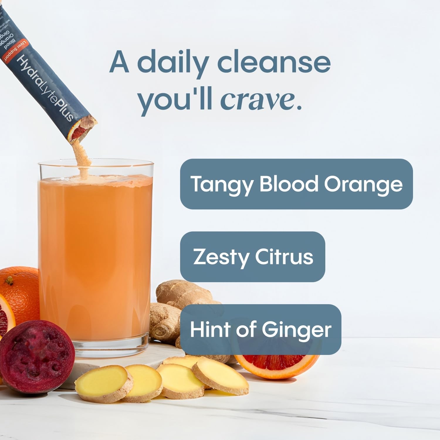 Liver Support Drink with Electrolytes, Milk Thistle & Blood Orange Flavor – Hydr