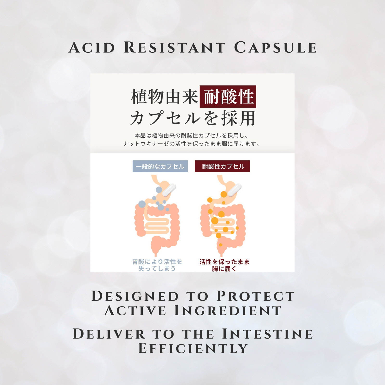 Nattokinase 12000FU Supplement 30 Capsules Japanese Fermented Soybean Enzyme Mad