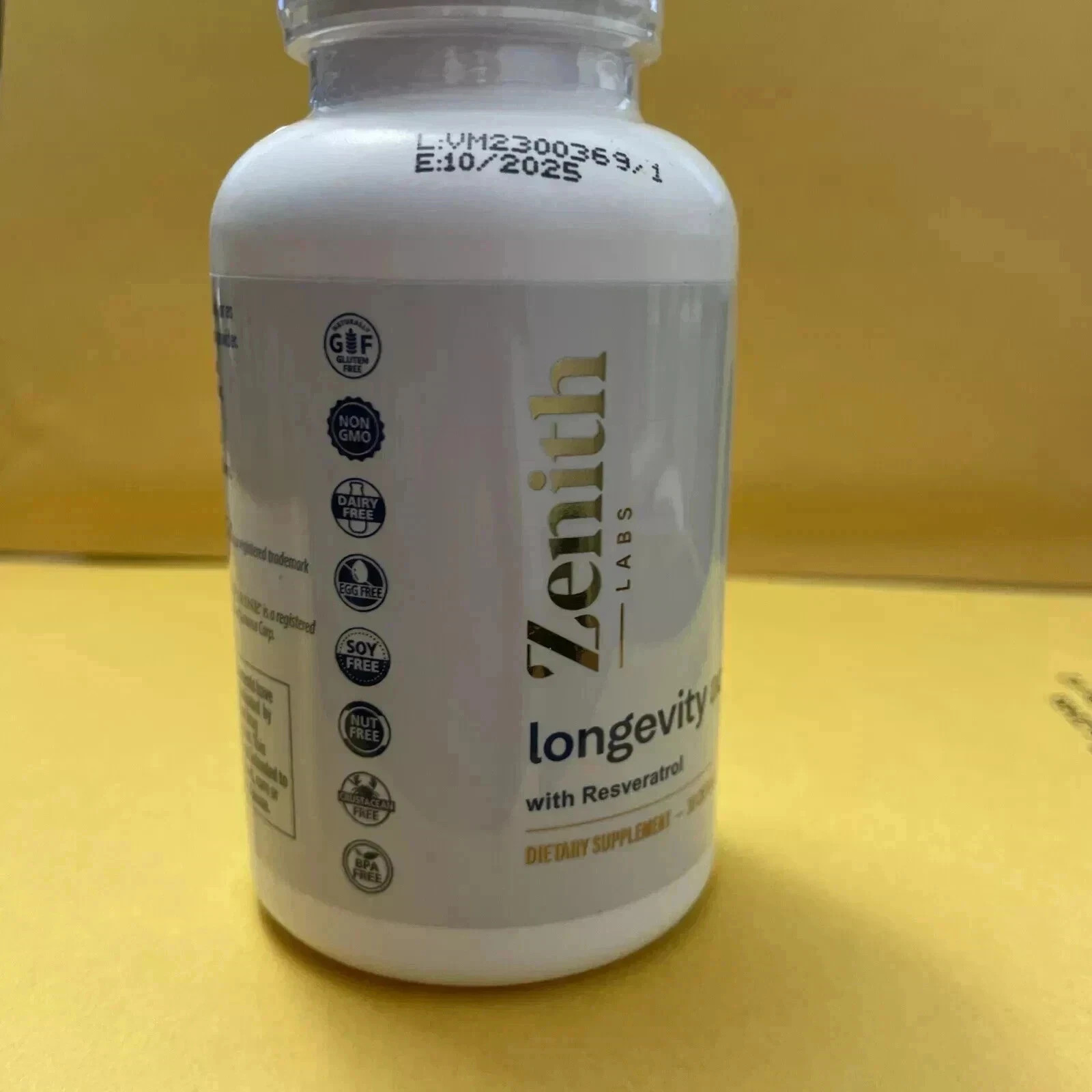 Zenith Labs Longevity Activator w/ Resveratrol 60 Capsules Supplement, Pack of 1