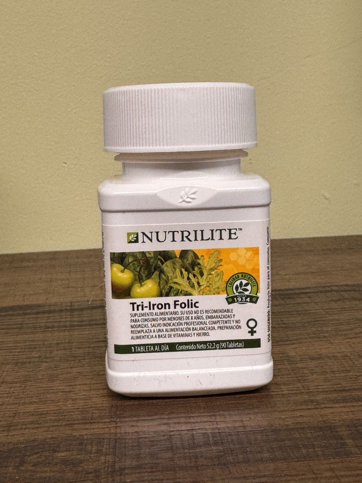 Tri-Iron Folic -90 Tablets, Iron Folic Acid Amway Fast Absorption