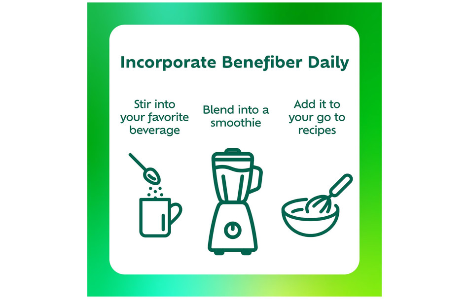 Benefiber Daily Prebiotic Fiber Supplement Powder, Unflavored, 28.9 oz.
