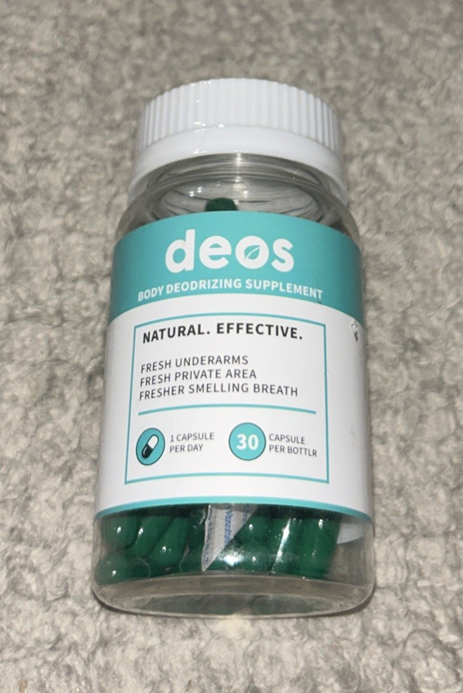Deos ~ Body Deodrizing Supplement ~ 30 Caps ~ Sealed ~ Exp.01/2028+