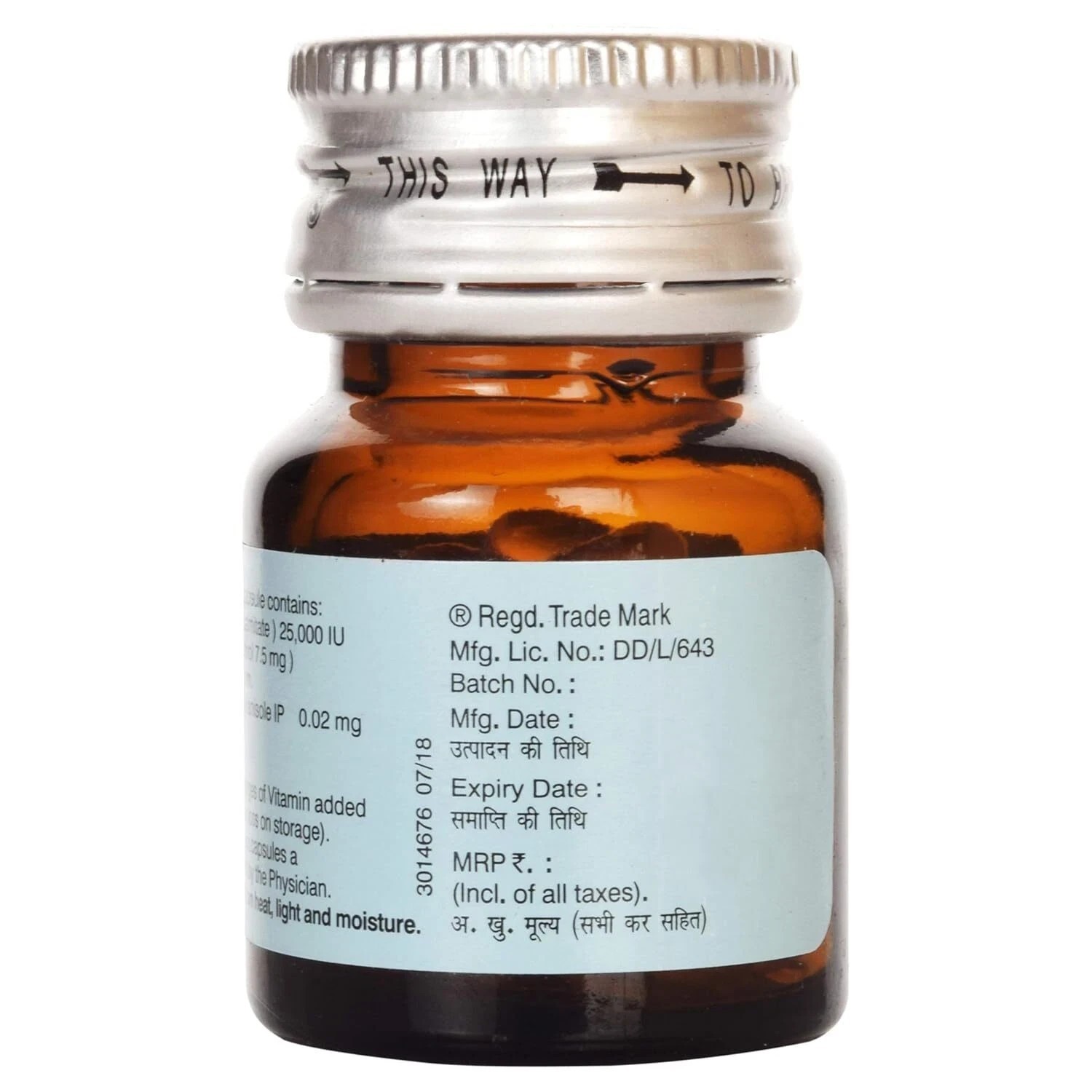 Aquasol A – Bottle of 30 Capsules S839
