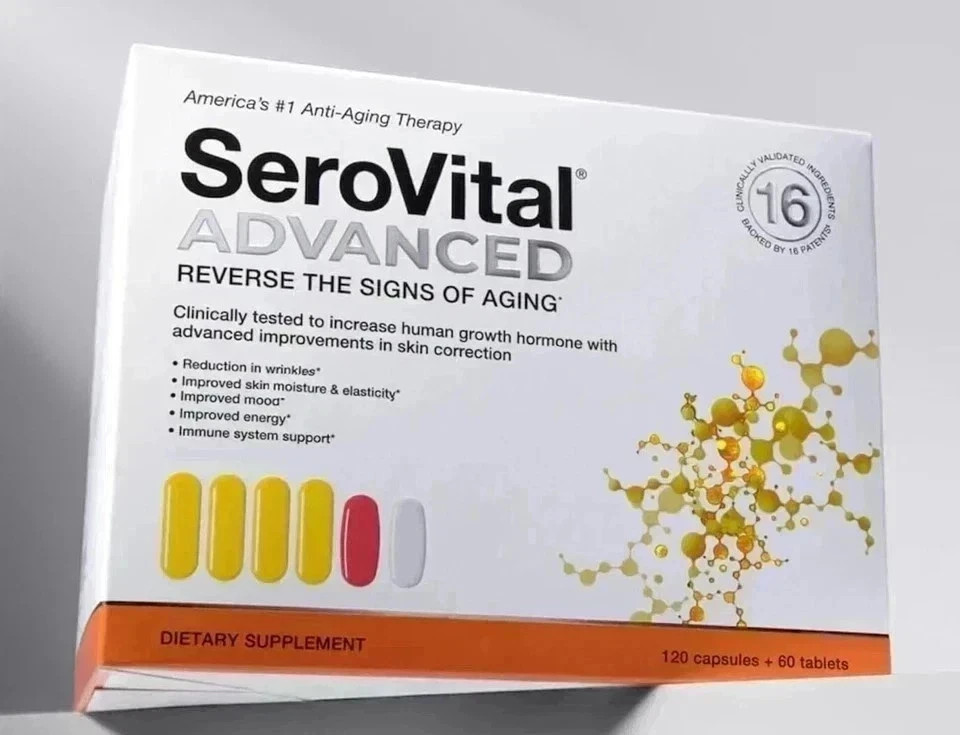 SeroVital Advanced Dietary Supplement Capsules + 60 Tablets Fast Shipping
