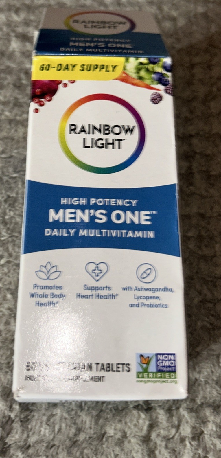 Rainbow Light Men’s One Multivitamin Tablets – 60ct Bb 10/2026