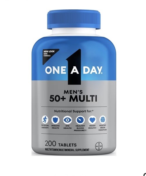 One A Day Men’s 50+ Healthy Advantage Multivitamin, Multivitamin for Men with…