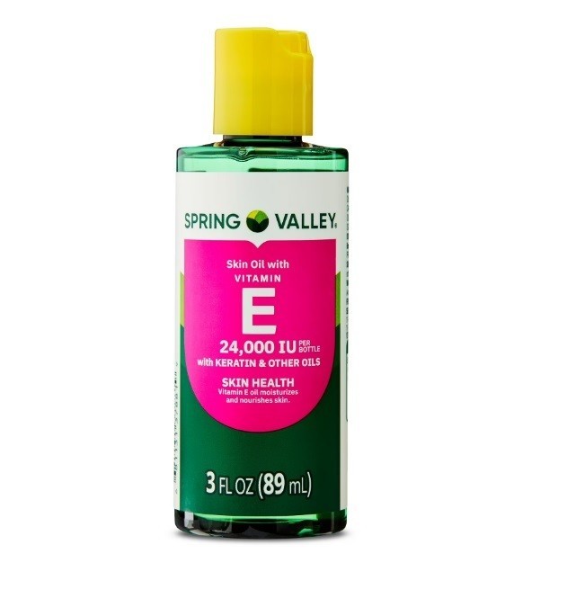 Spring Valley Skin Oil with Vitamin E for Skin Health 24,000 IU 3 Fl. Oz.