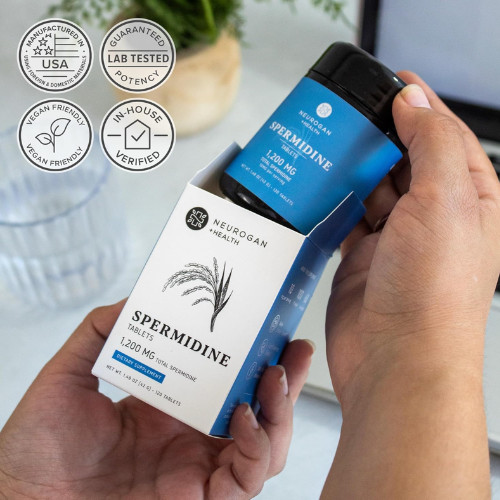 Suplemento de espermidina para la salud celular, antienvejecimiento y energía