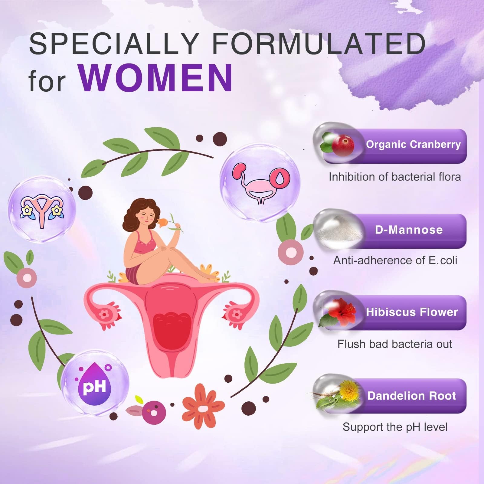 Probiotics for Women Digestive Health with Enzymes & Prebiotics 100 Billion C…