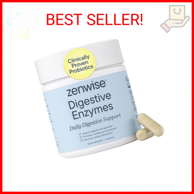 Zenwise Health Digestive Enzymes with Bromelain & Papaya – Multi Enzymes Digesti