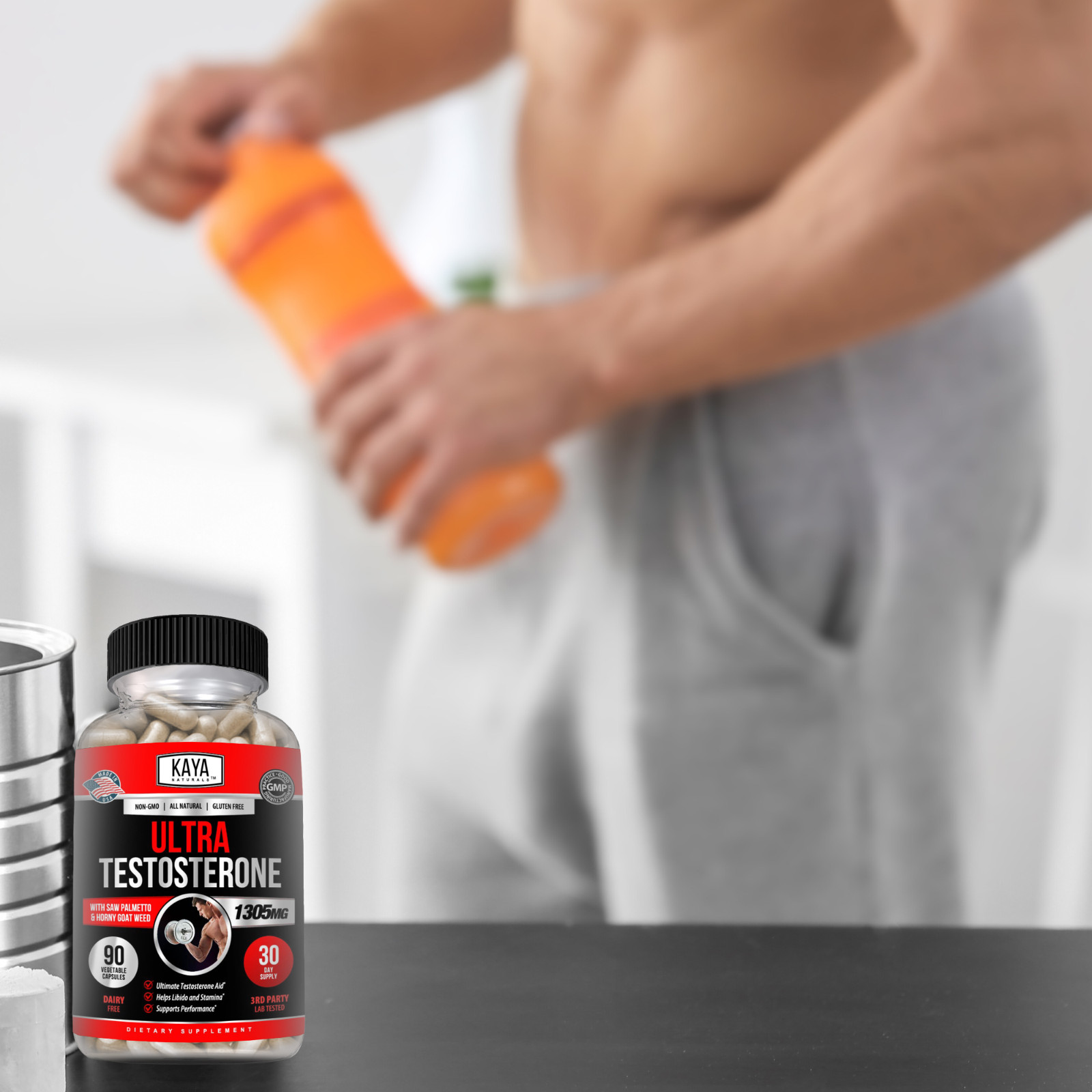 (2 Pack) Ultra Testosterone 90Ct, Muscle & Testosterone Support, Bodybuilding