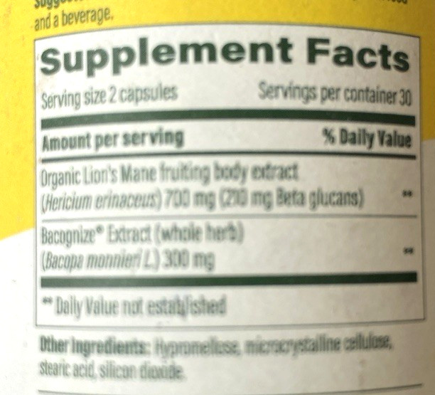 3 pack MegaFood Superfood Mushroom Focus Support 60 CAPS each 07/2026 sealed