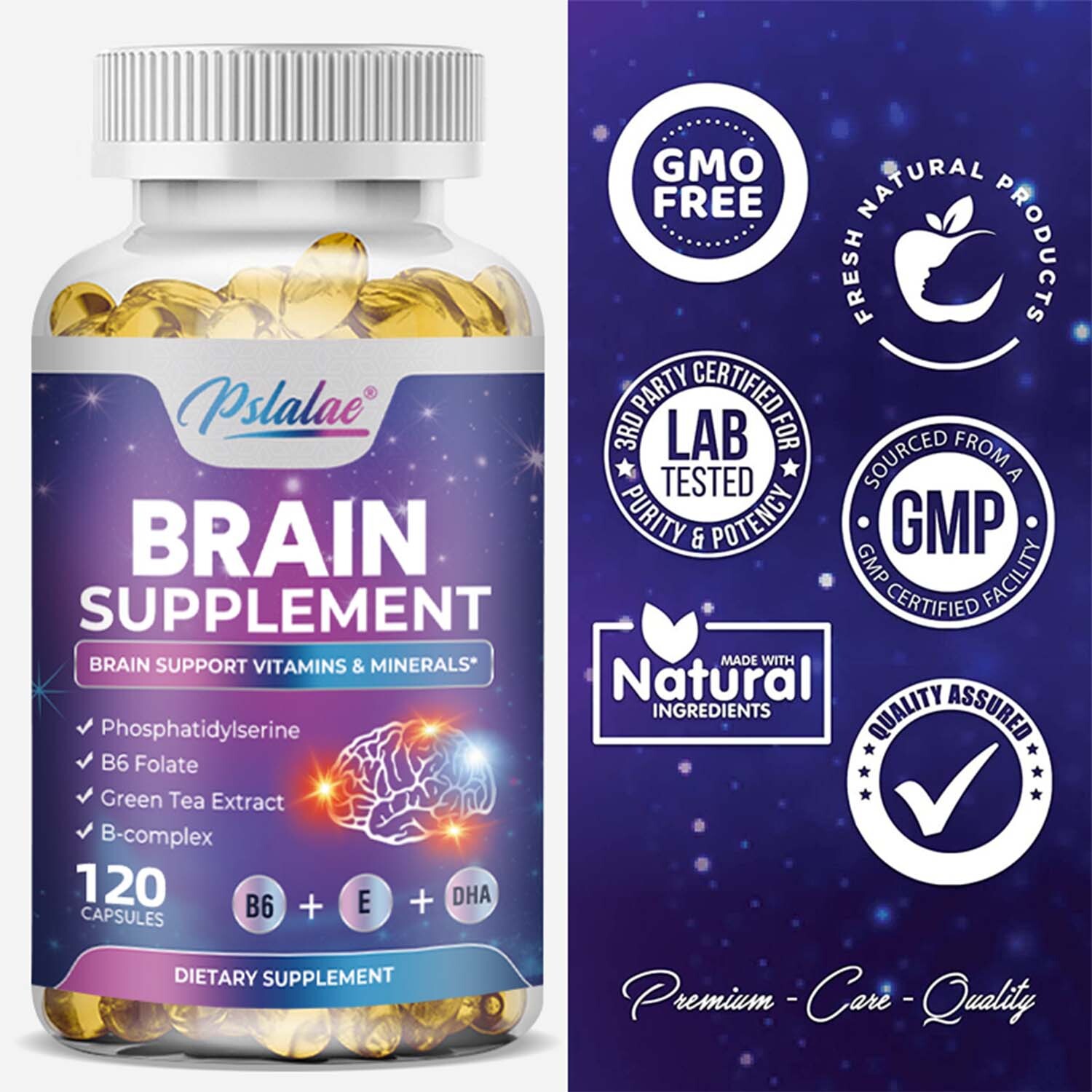 Brain Supplement – Nootropic Booster, Focus, Clarity, Energy and Memory Support