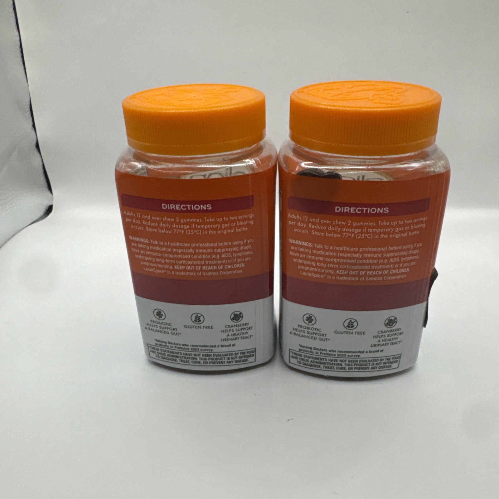 Lot (2) Align Women’s Health Prebiotic Probiotic Cranberry 50 Gummies Exp 5/27+