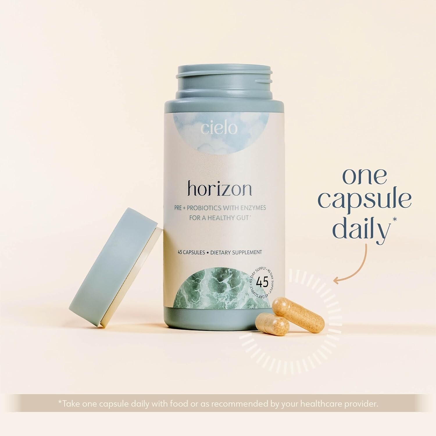 Cielo Daily Horizon Prebiotics – Probiotics for Men and Women (45 Day Supply)