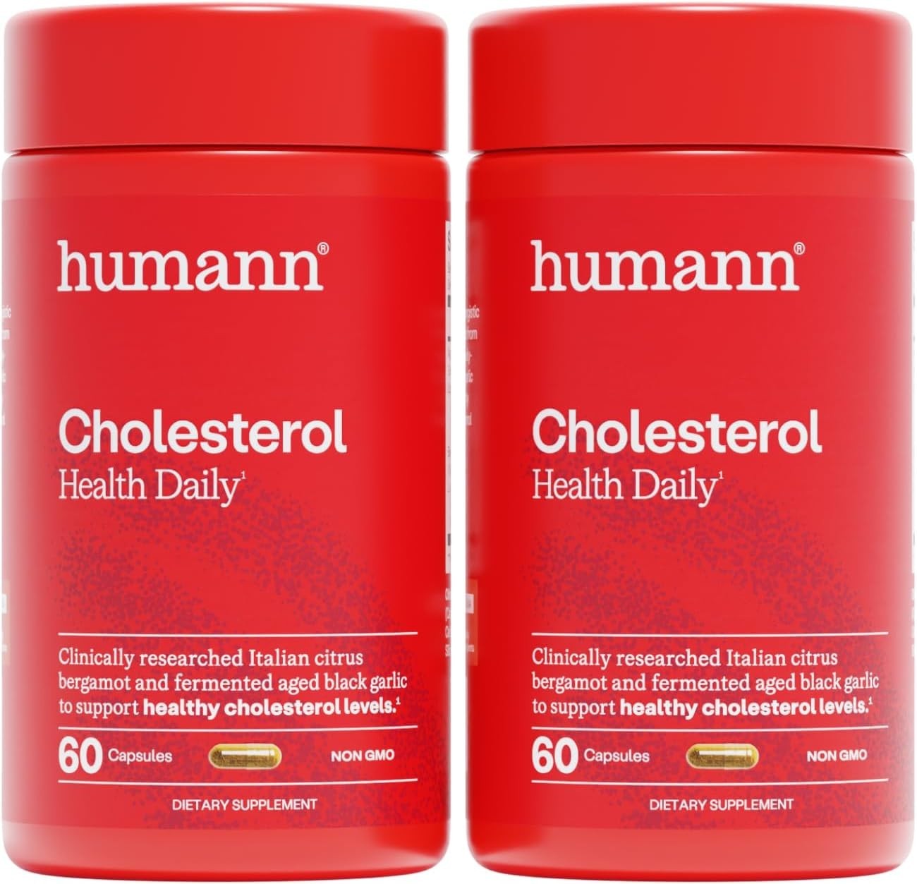 Natural Cholesterol Support – Aged Black Garlic & Bergamot Extract 120 Capsules