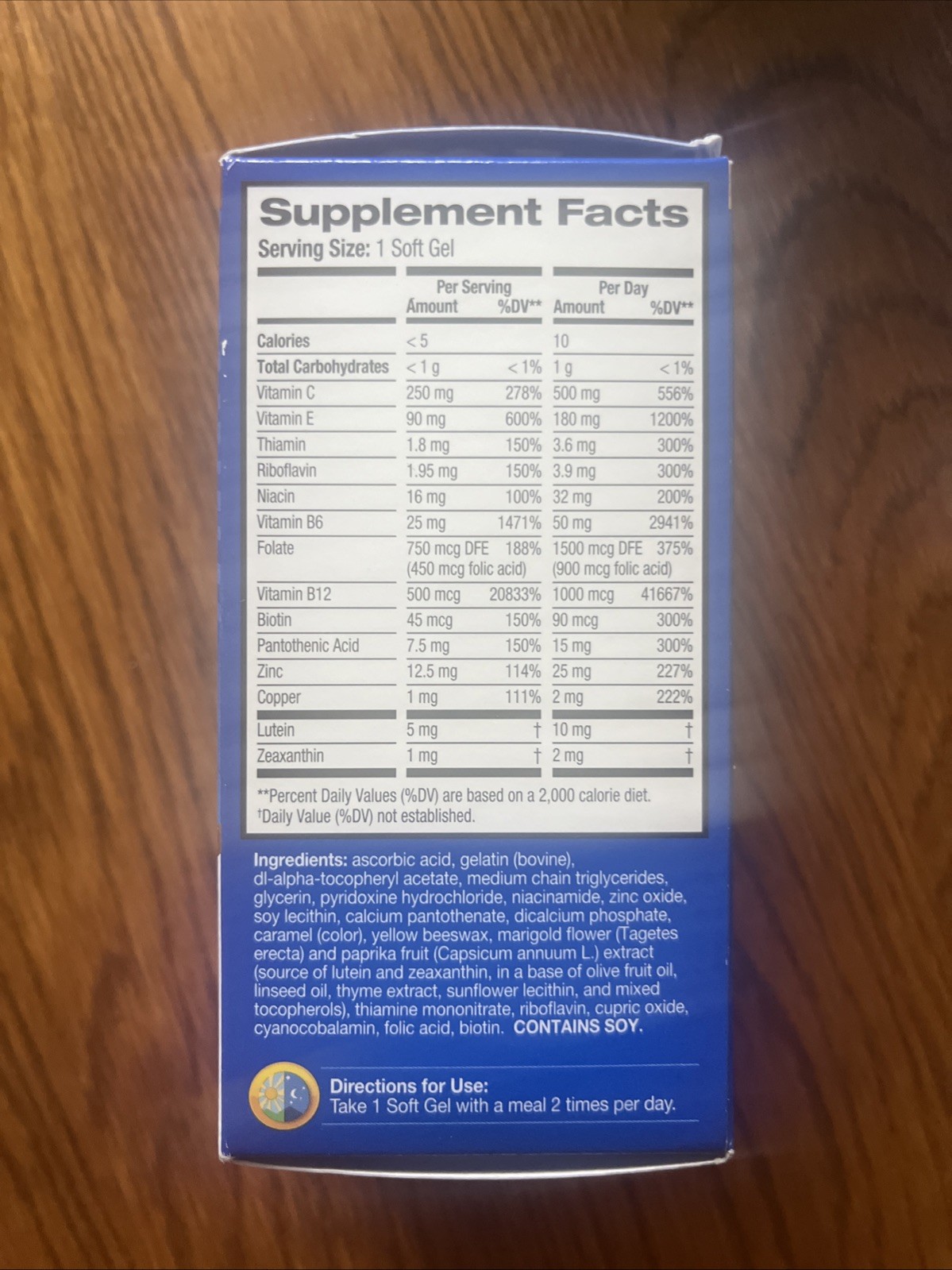 PreserVision AREDS 3 Eye Vitamin Soft Gels 2-pack Ex 12/2027