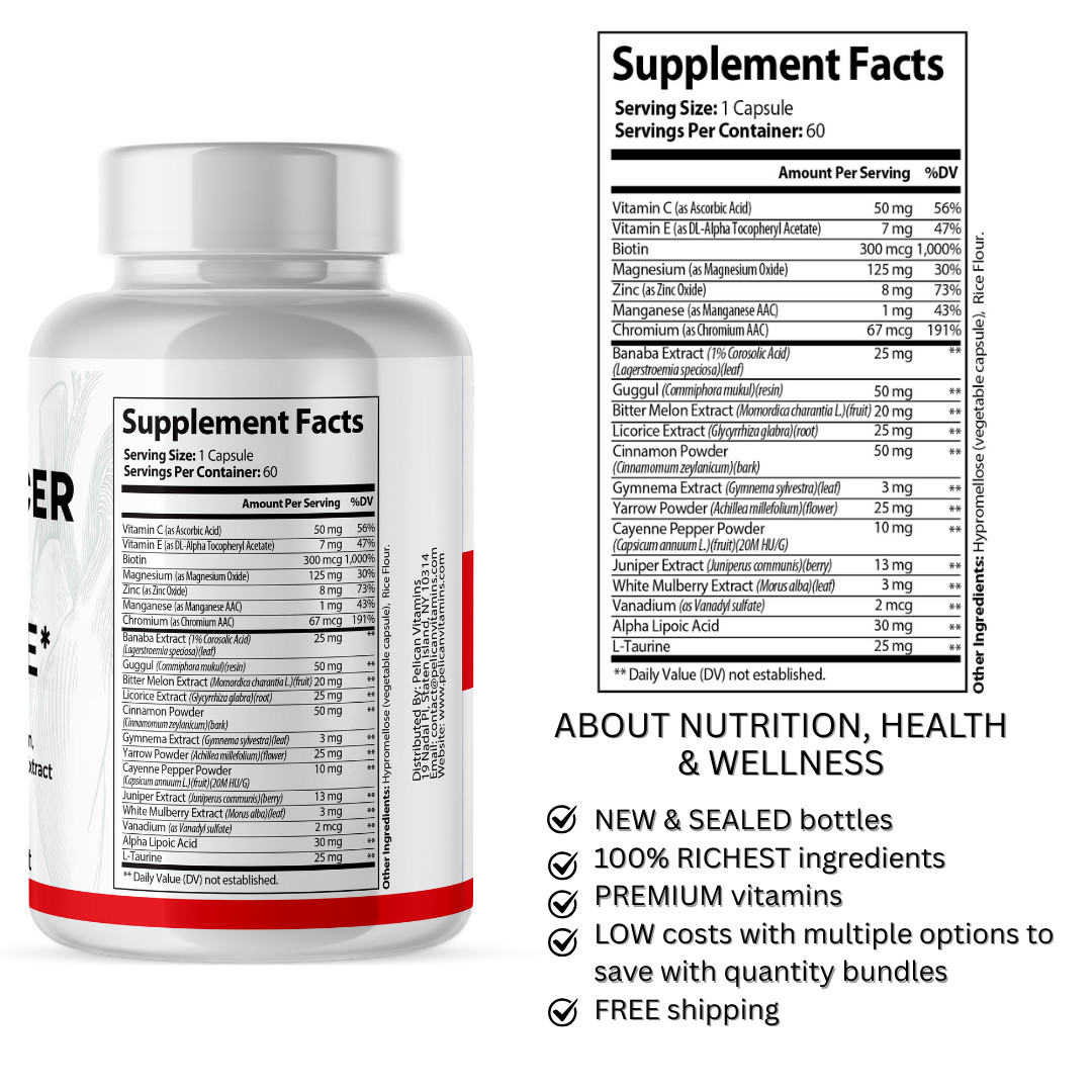 Glyco Balancer- Blood Support- 12 Bottles- 720 Capsules