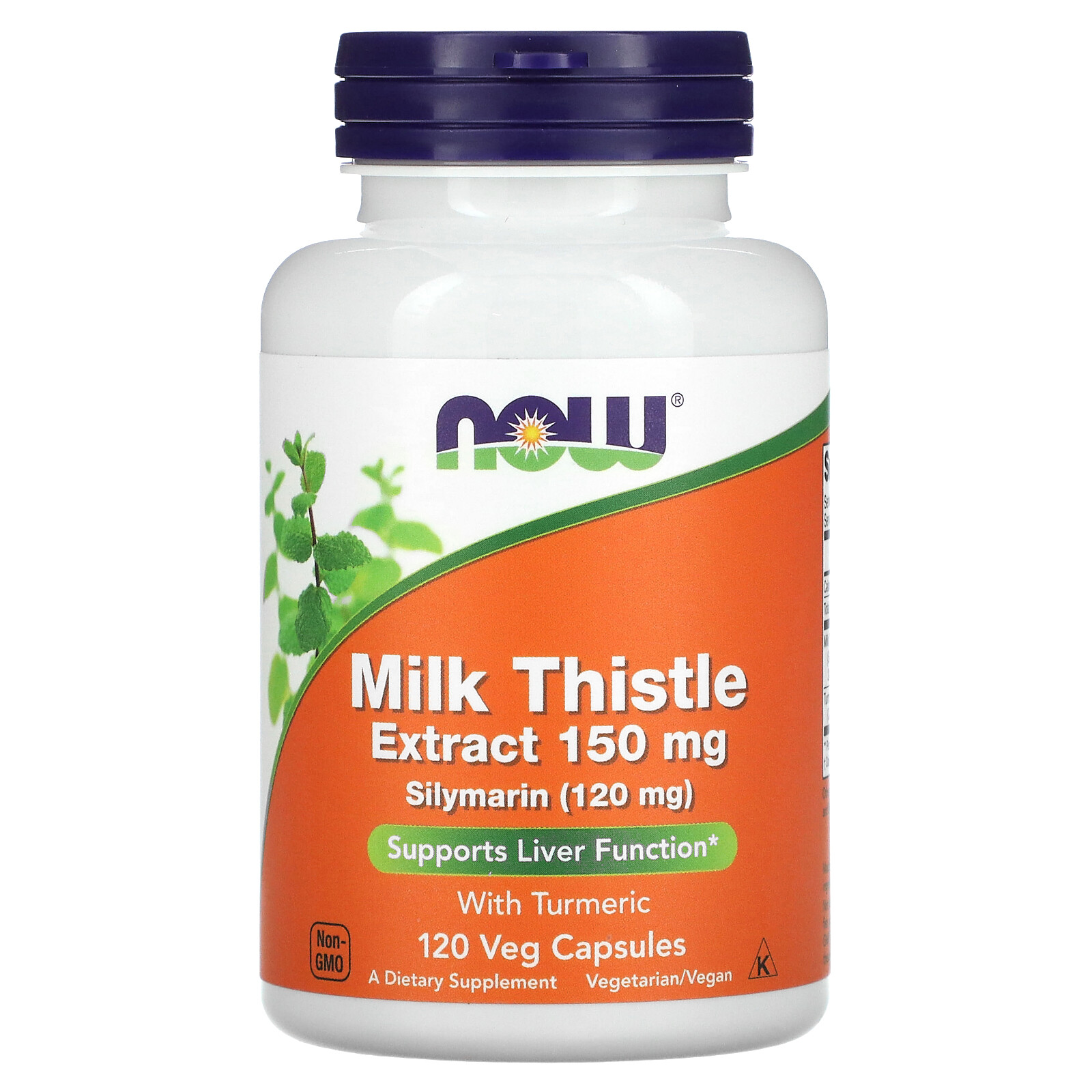 Now Foods Silymarin Milk Thistle Extract 150 mg 120 Veg Capsules GMP Quality