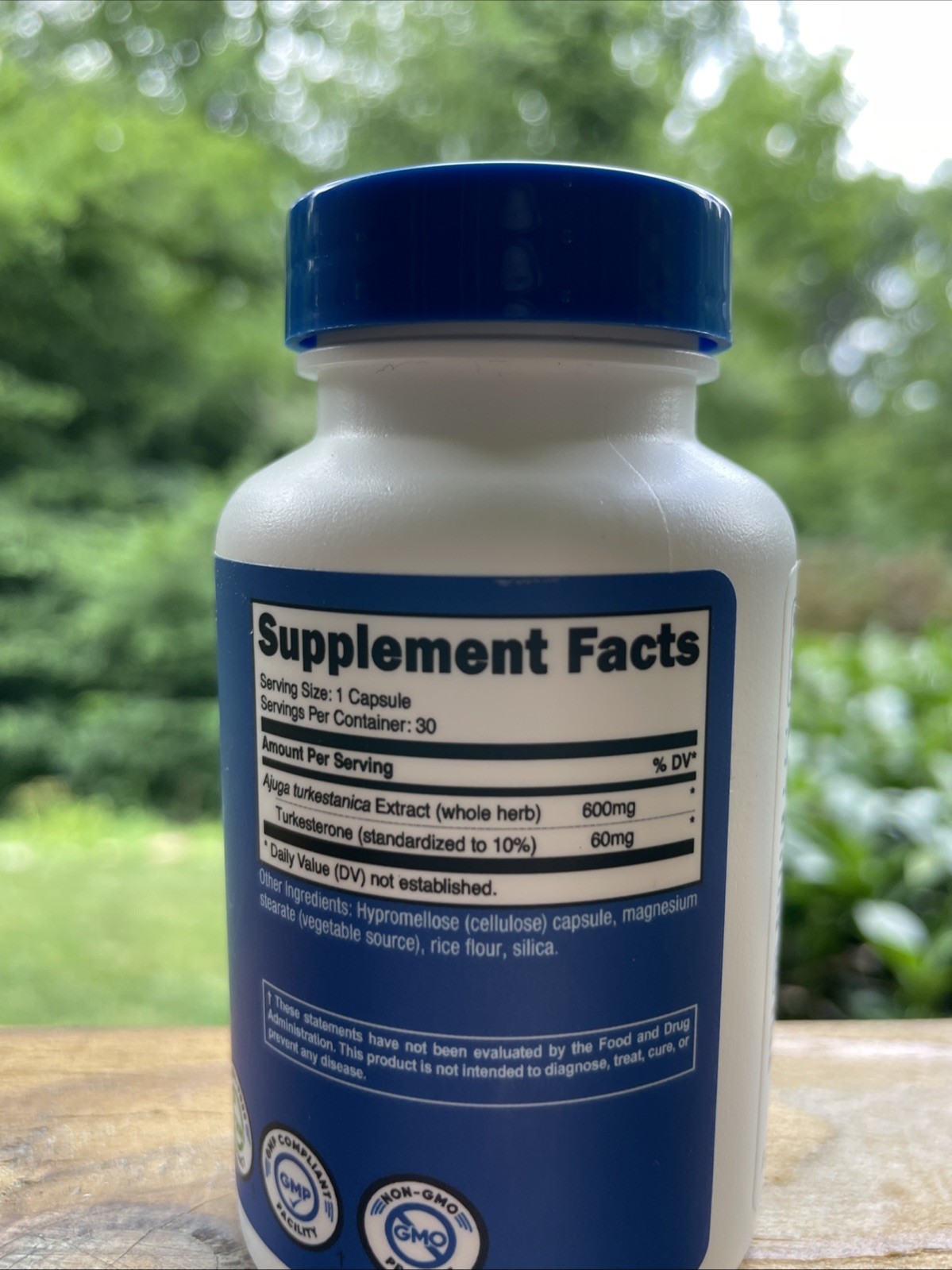 Nutricost Turkesterone Dietary Supplement 600mg, 30 Capsules