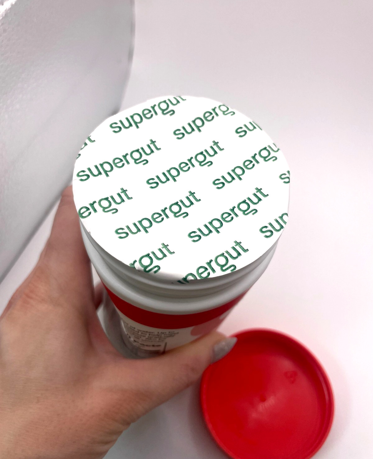 Supergut Daily Support Prebiotic Fiber Powder Blend – Blood Orange 6.1 oz