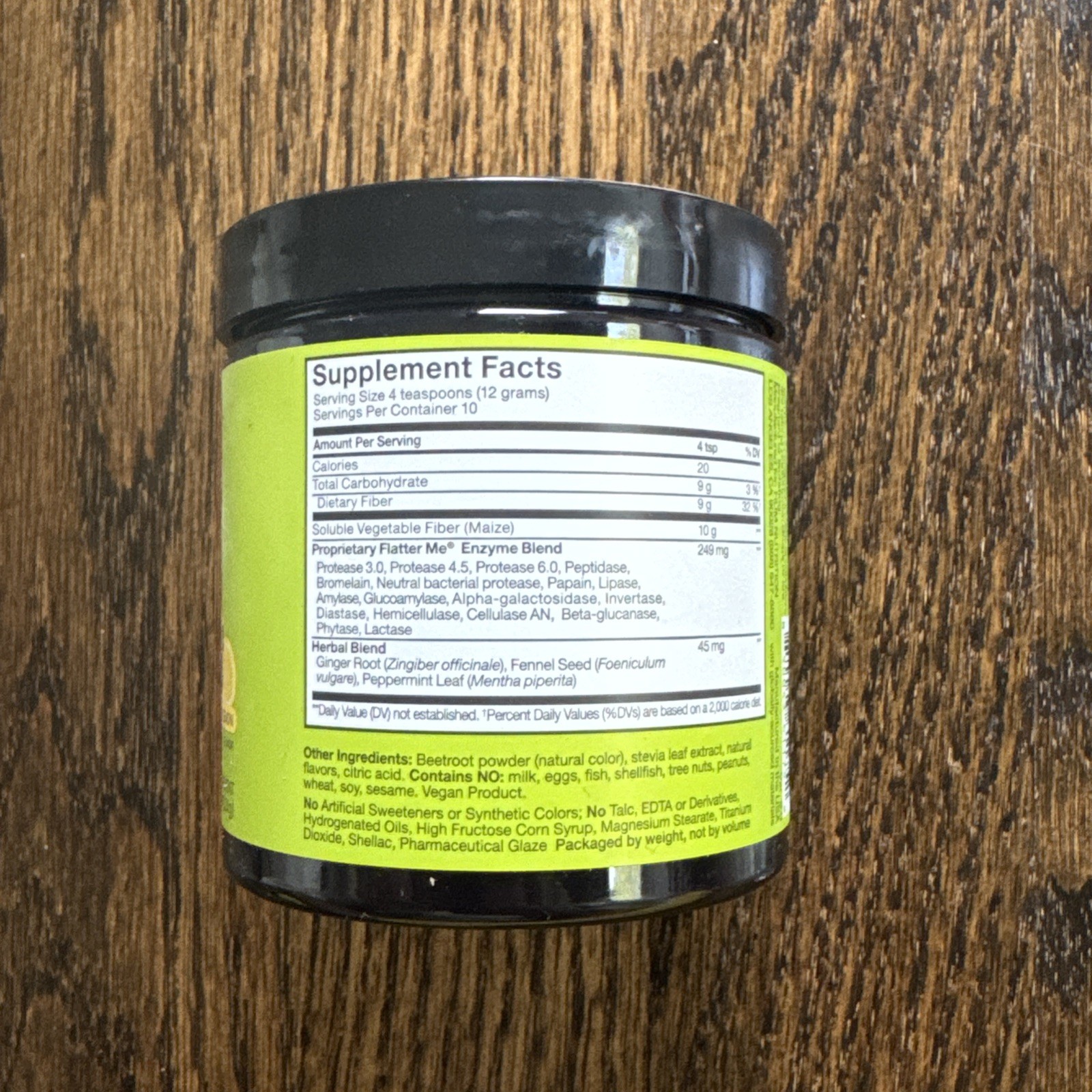 HUM Flatter Me Fiber, Supplement Prebiotics Strawberry Lemon 4oz. Exp 07/27