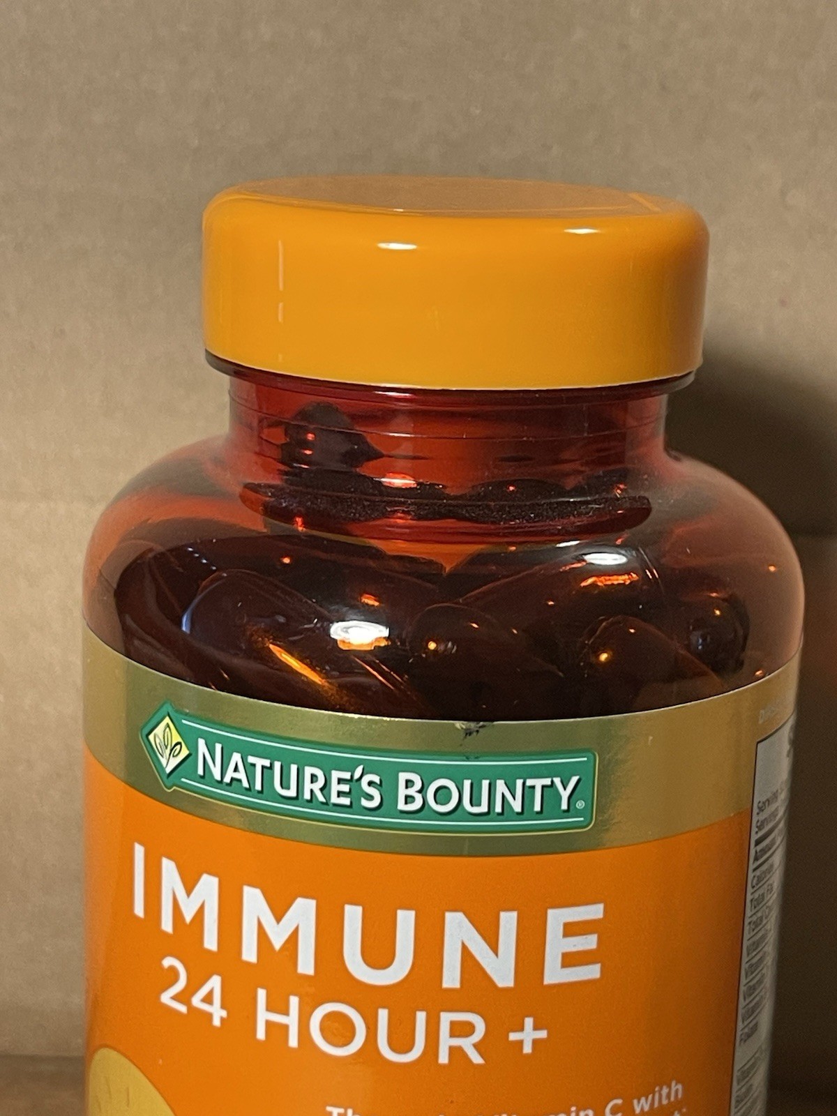 Nature’s Bounty Immune 24 Hour + – 120 Softgels EXP 2/27