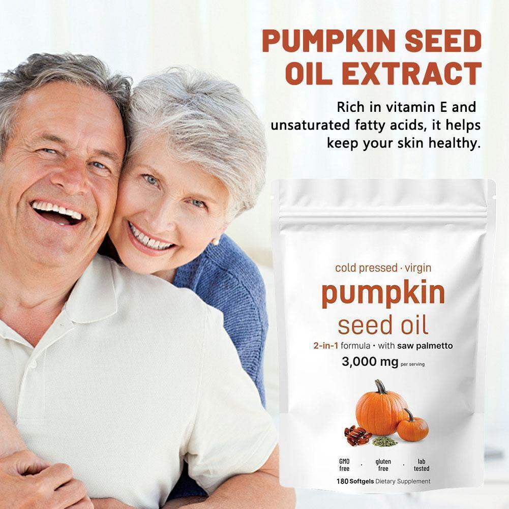 Seed Pumpkin Oil Saw Palmetto 3000 mg Per Serving -Bladder & Prostate Health