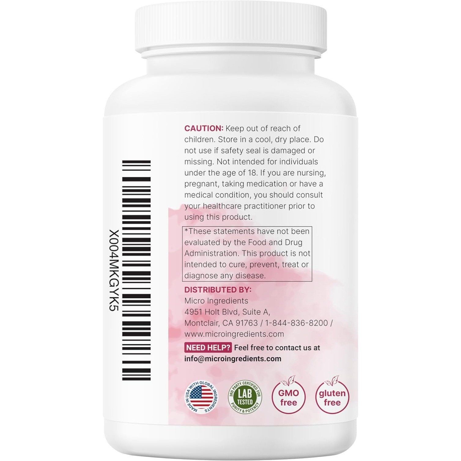 240 Pure D Mannose 1,300mg with Cranberry & Probiotics, 1 Million CFU Probiotics